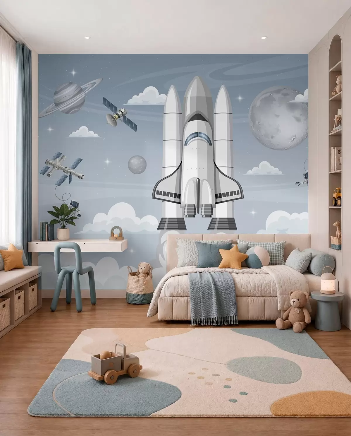 Papier peint Voyage spatial w04197