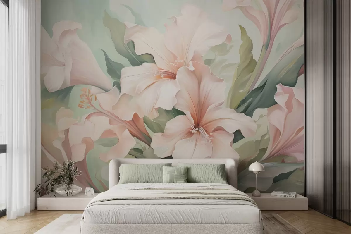 Papier peint Fleurs épanouies w04531