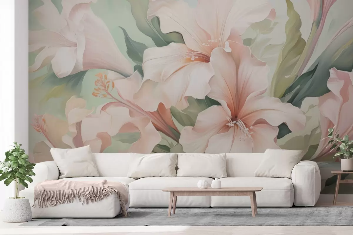 Papier peint Fleurs épanouies w04531