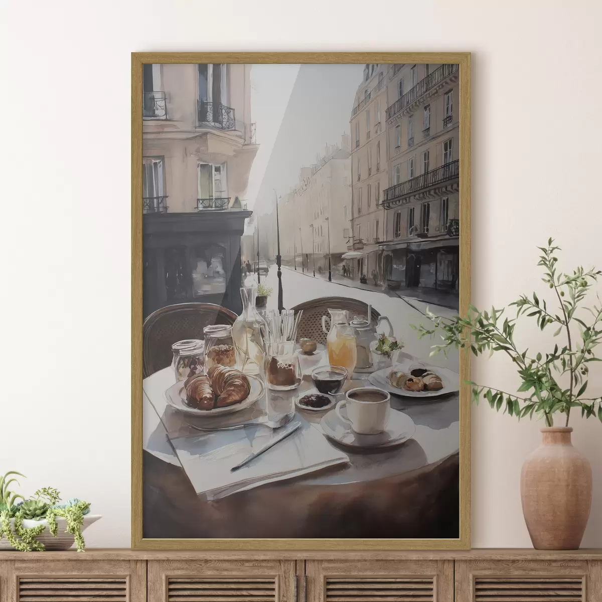 Poster petit-déjeuner à Paris f45725