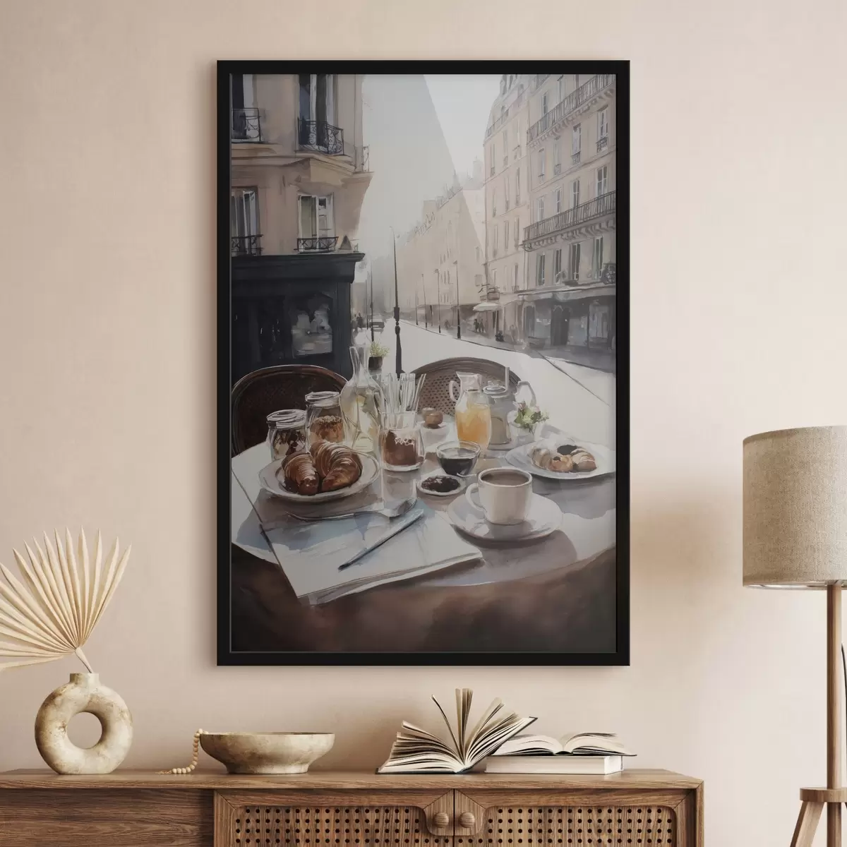 Poster petit-déjeuner à Paris f45725
