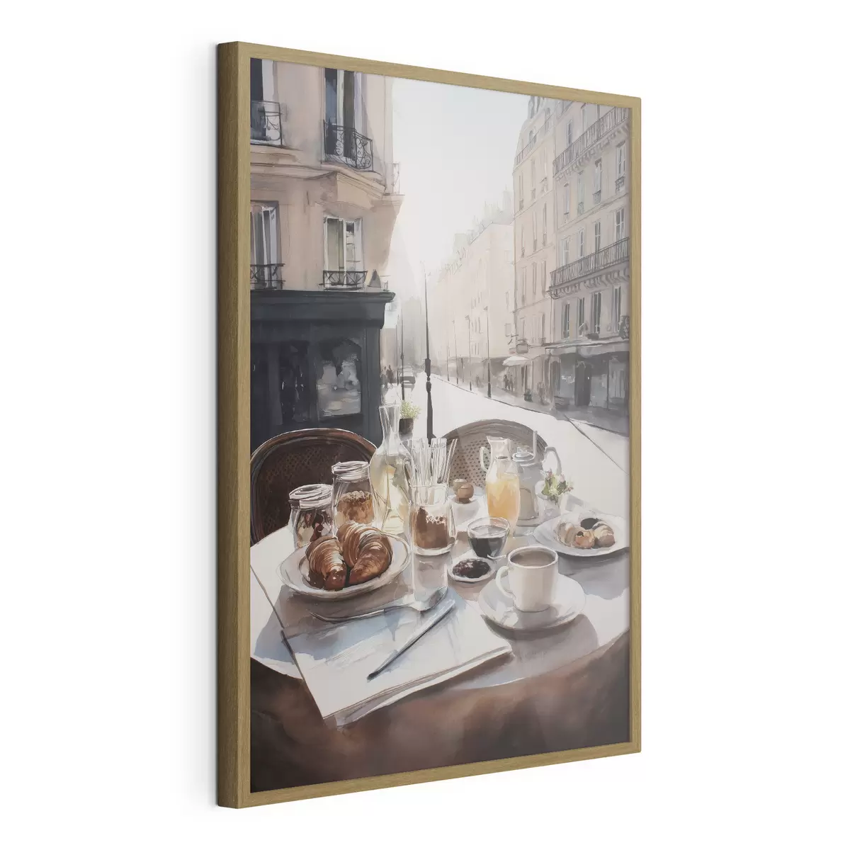 Poster petit-déjeuner à Paris f45725