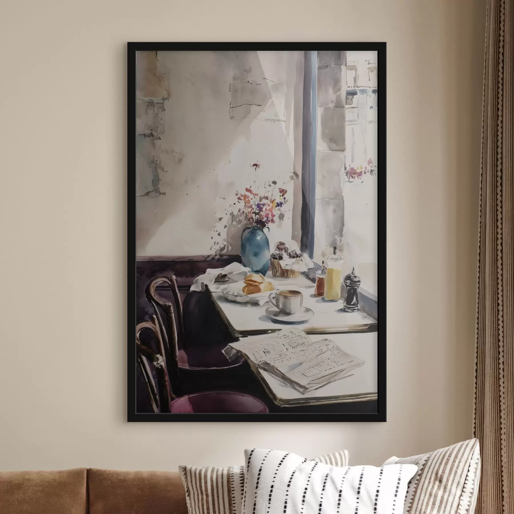 Papier peint petit-déjeuner à Paris f45726