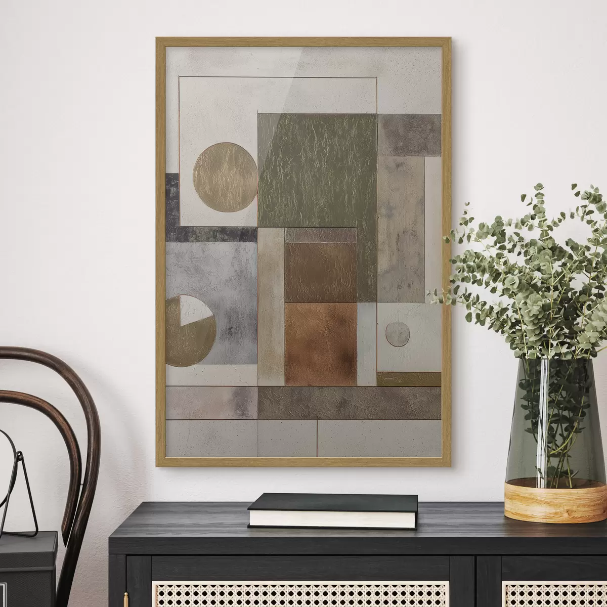 Poster géométrie abstraite moderne f45729