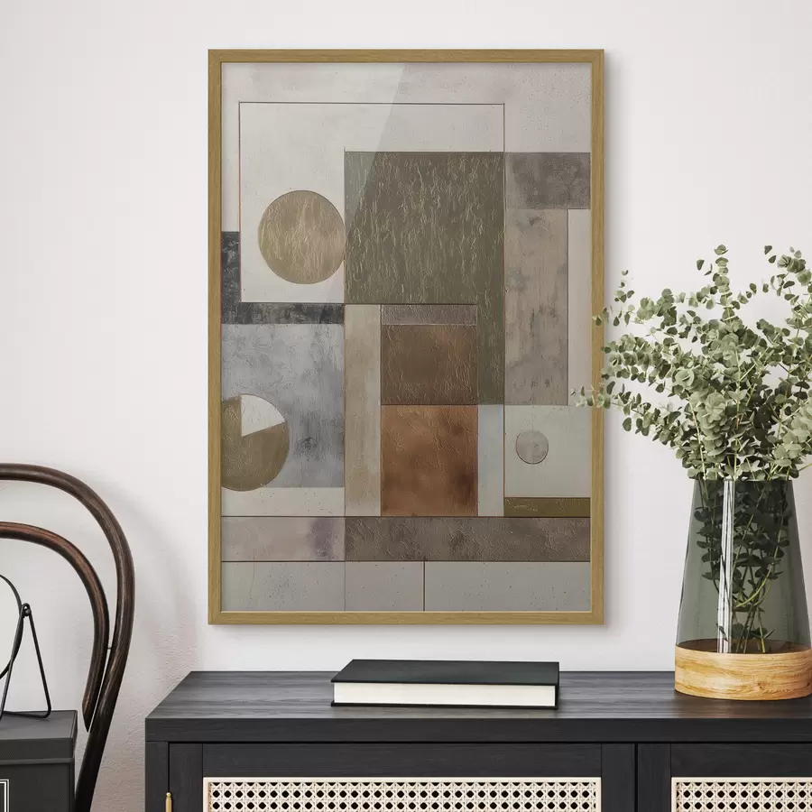 Papier peint géométrie abstraite moderne f45729