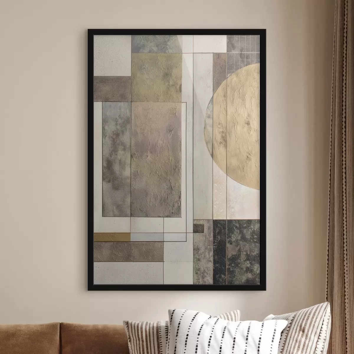 Poster géométrie abstraite moderne f45730