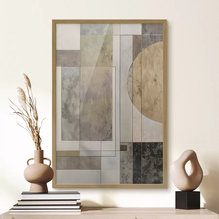 Papier peint géométrie abstraite moderne f45730