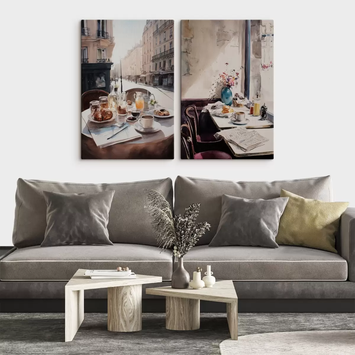 Tableau petit-déjeuner à Paris m00736