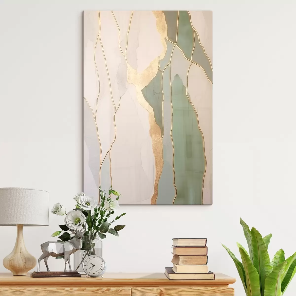Tableau Lignes abstraites s45829