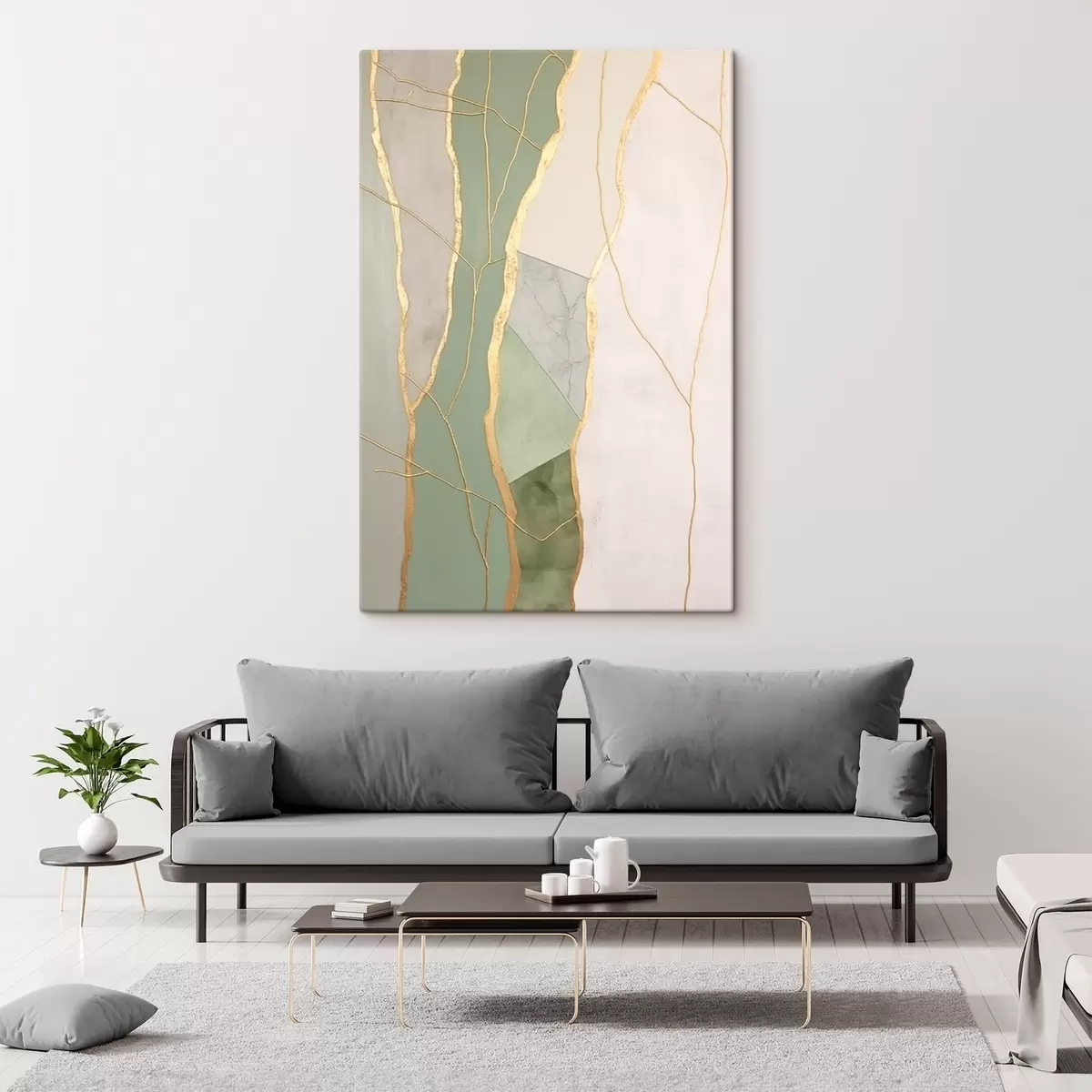 Tableau Lignes abstraites s45830