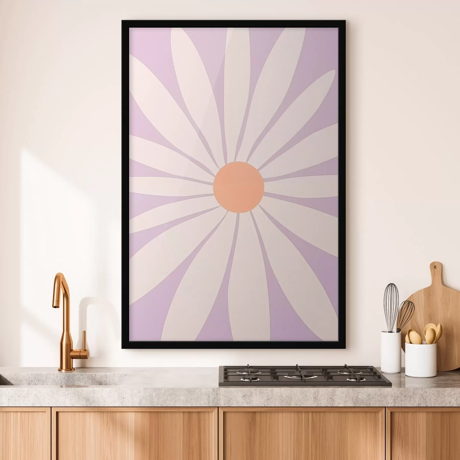 Papier peint Grande marguerite f45827