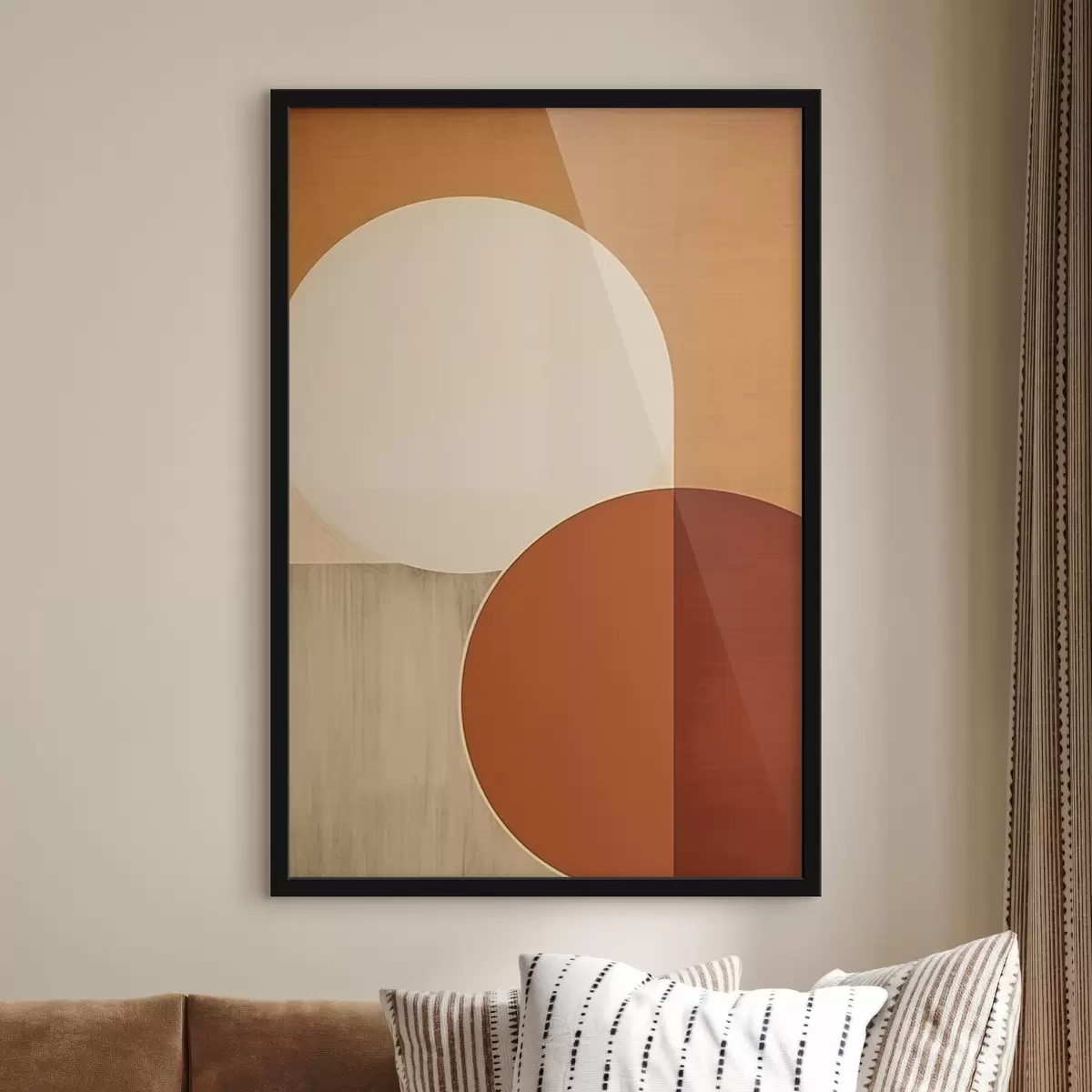 Poster Demi-cercles abstraits f45845