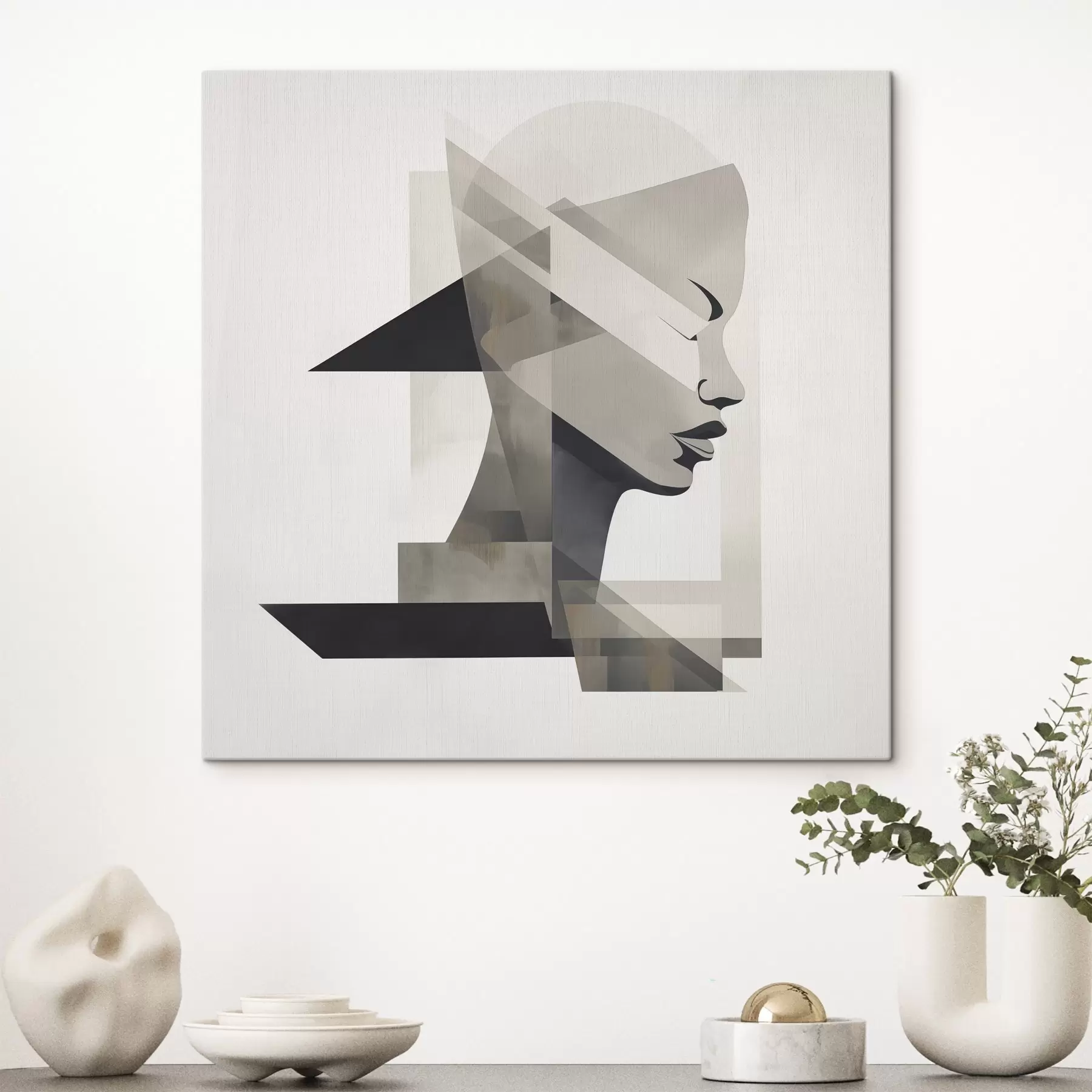 Tableau Portrait abstrait s45916