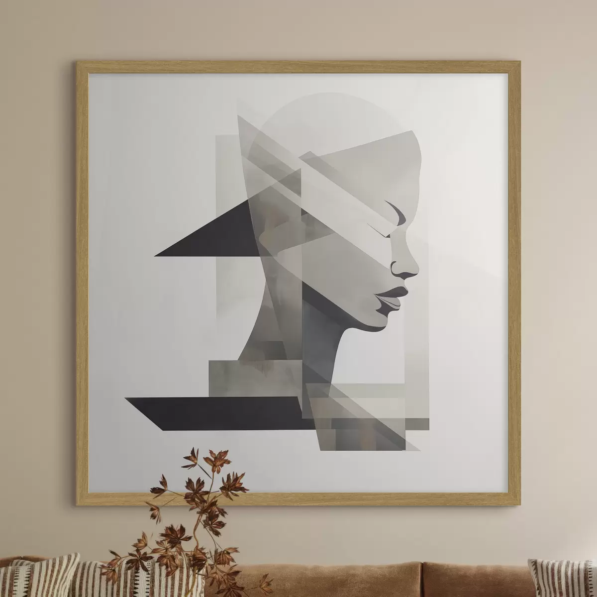 Poster Visage et étincelle f45916