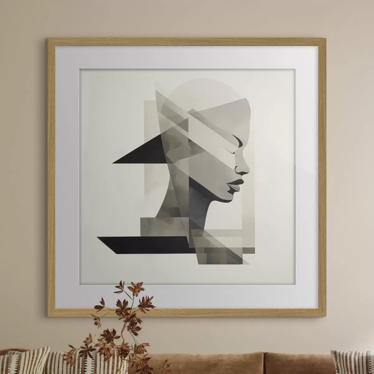 Poster Visage et étincelle f45916
