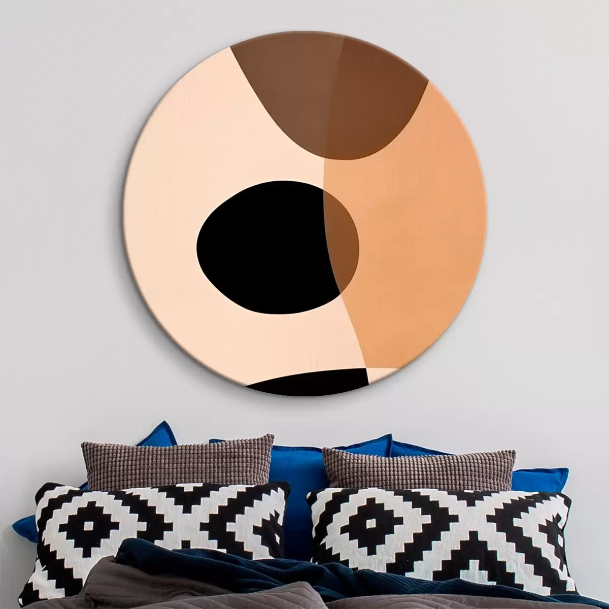 Tableaux rondes Abstraction r45838