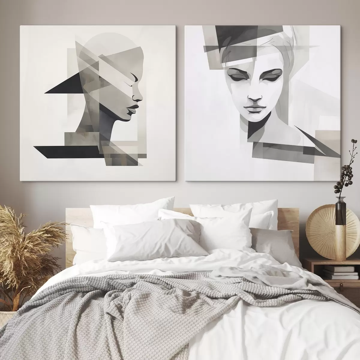 Tableau Portrait abstrait m00753