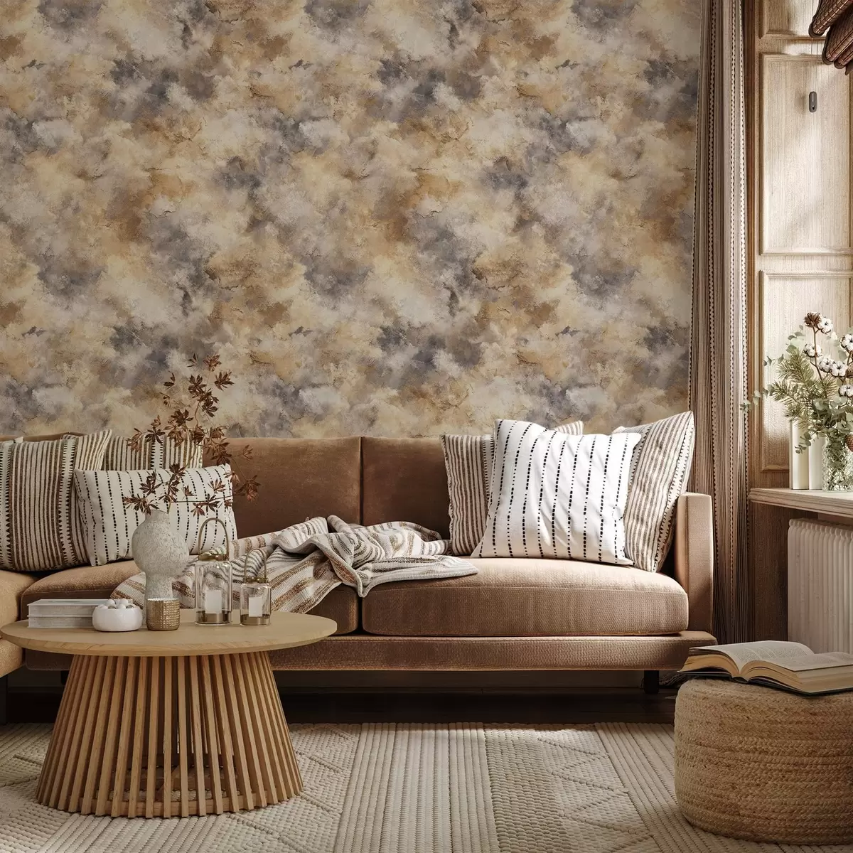 Papier peint Effet mur en béton a00534