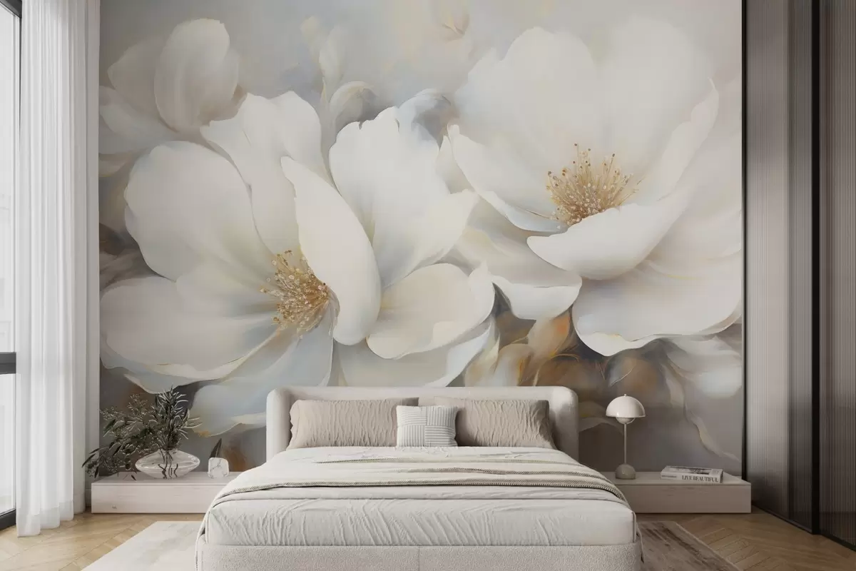 Papier peint Fleurs géantes w04594