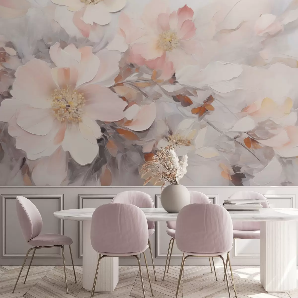 Papier peint Fleurs abstraites w04597