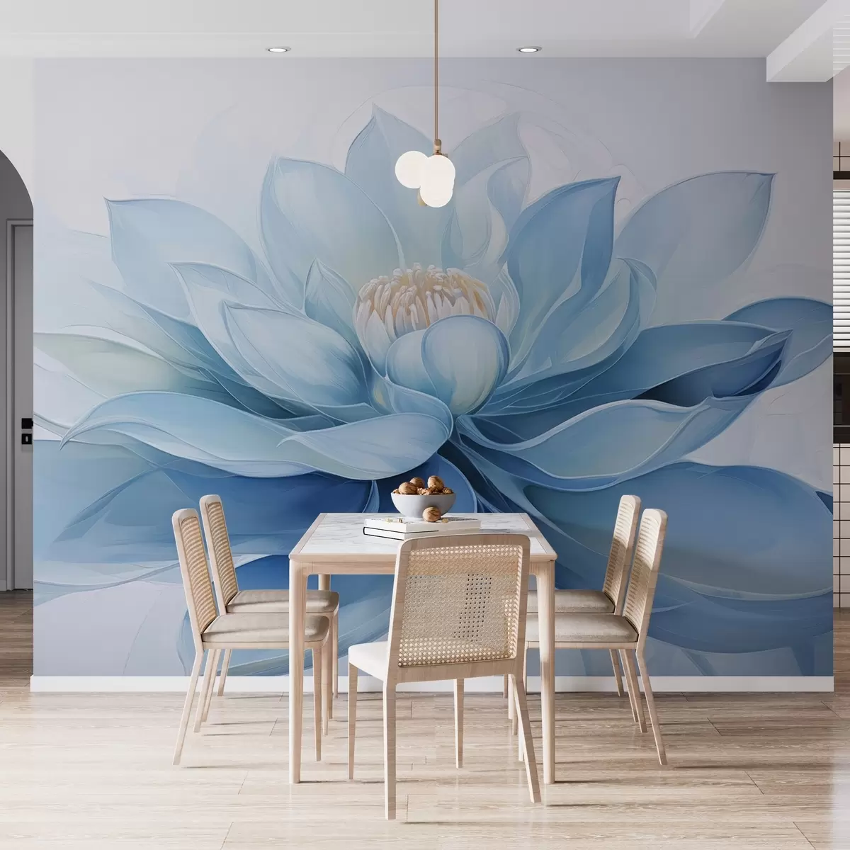 Papier peint Le mystère de la fleur w04563