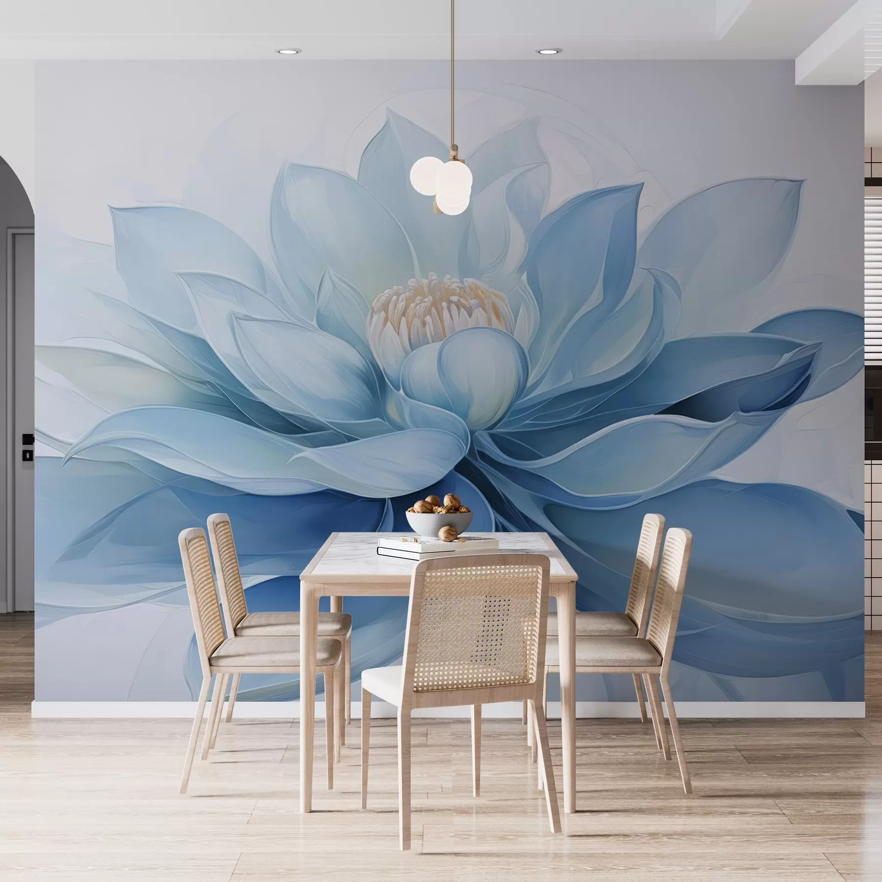 Papier peint Le mystère de la fleur w04563