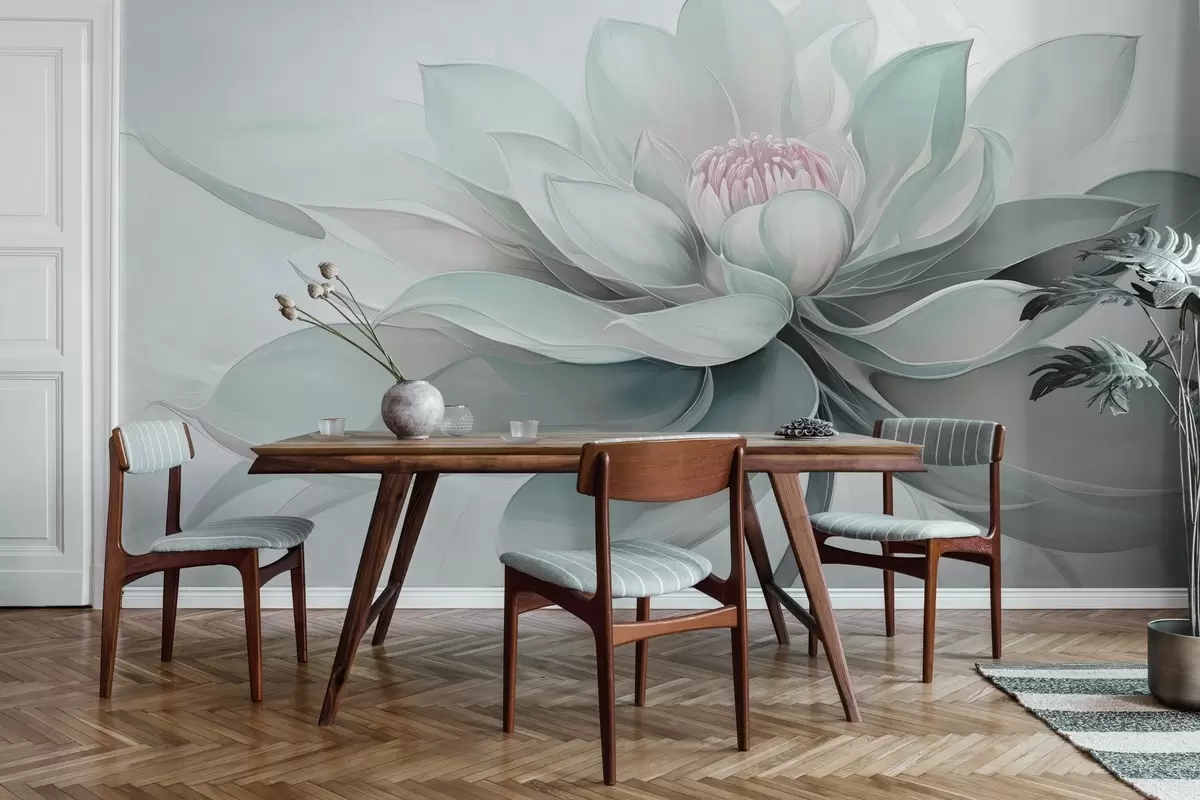 Papier peint Le mystère de la fleur w04563v2