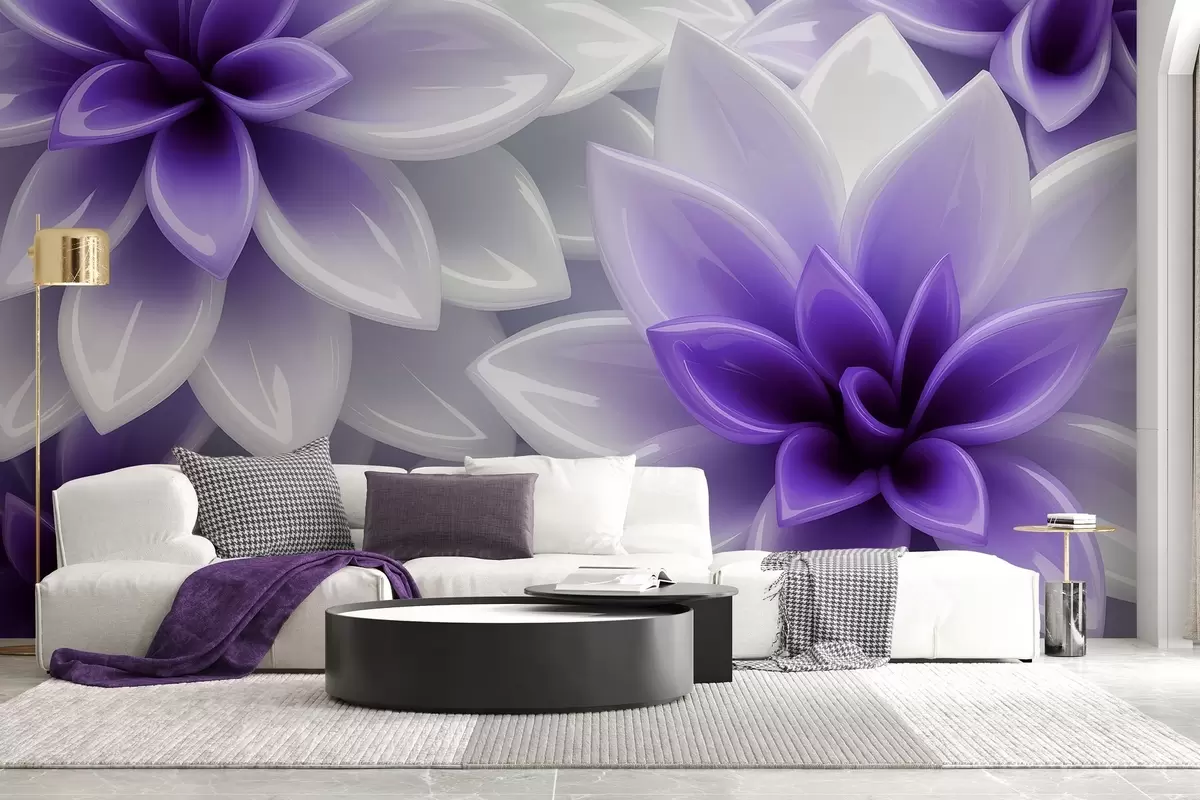 Papier peint Symphonie florale w04571
