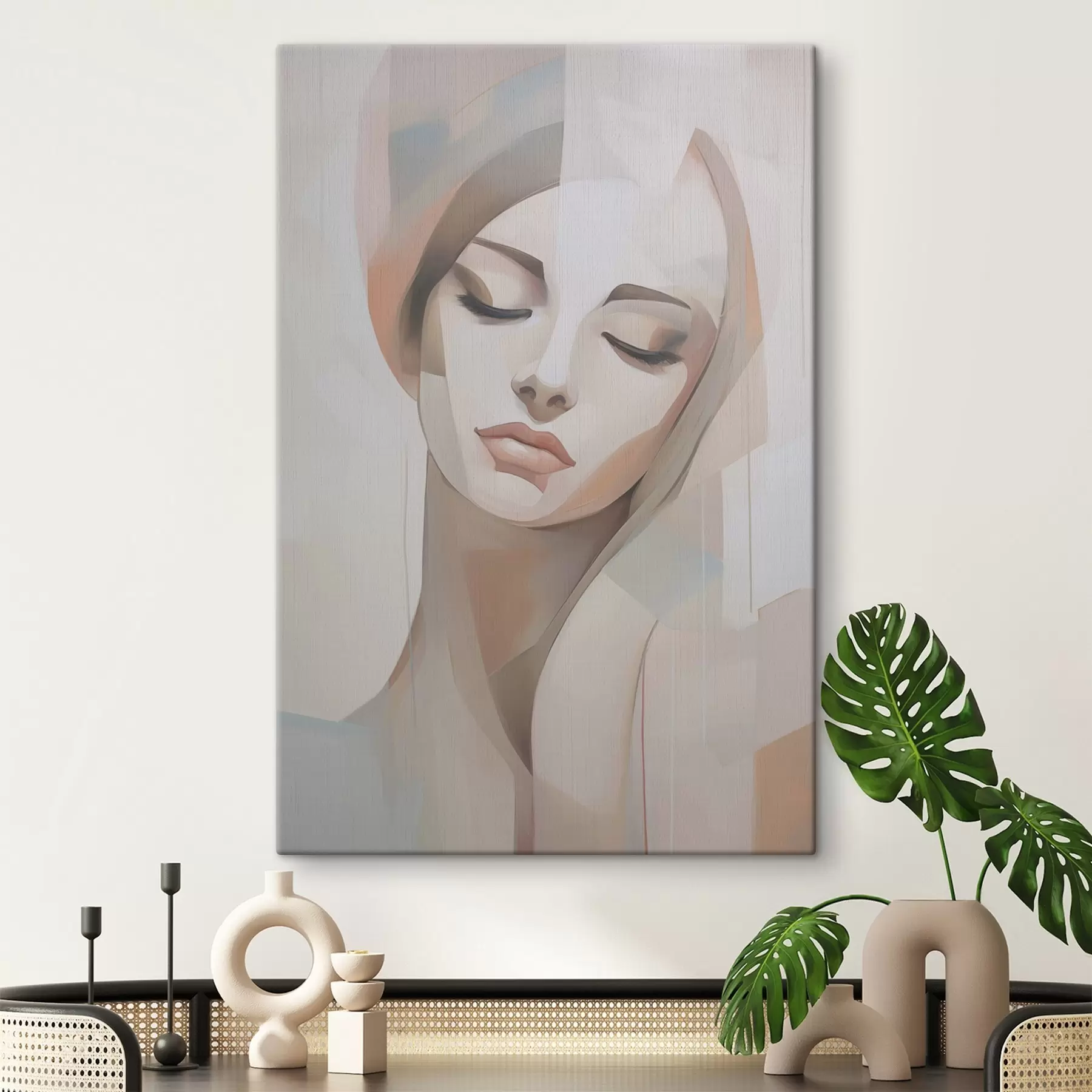 Tableau Portrait d'une jeune fille s45973