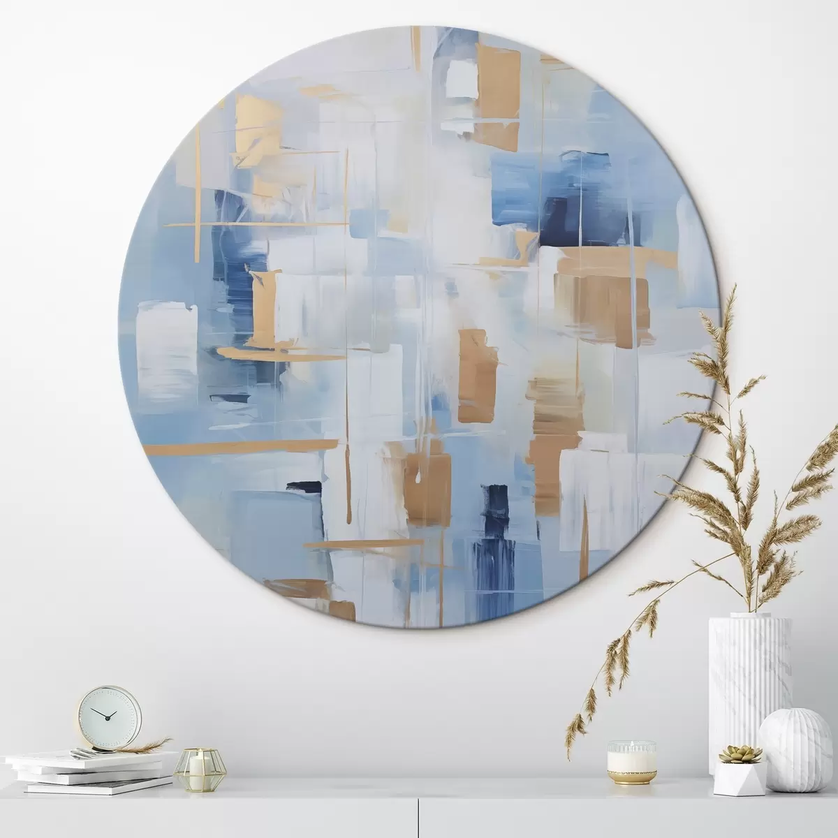 Tableaux rondes Abstraction moderne r45976