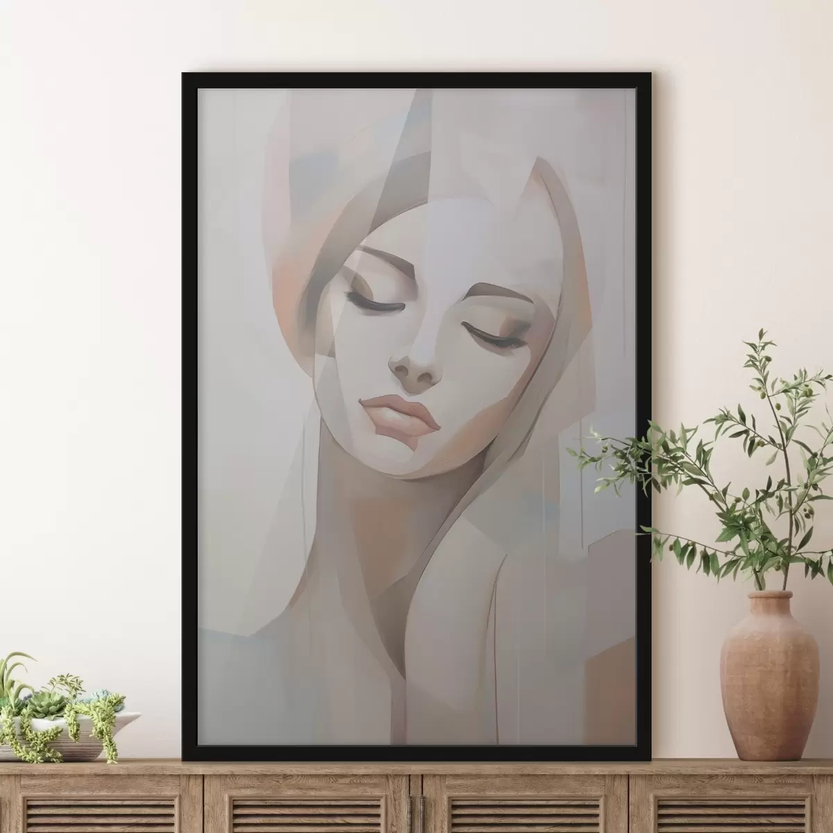 Poster Portrait d'une jeune fille f45973
