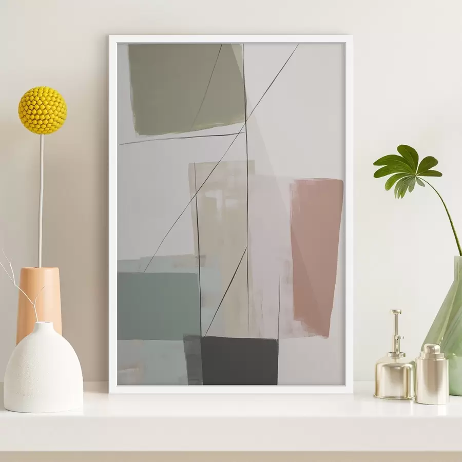 Papier peint Abstraction avec imitation d'abrasions f45974