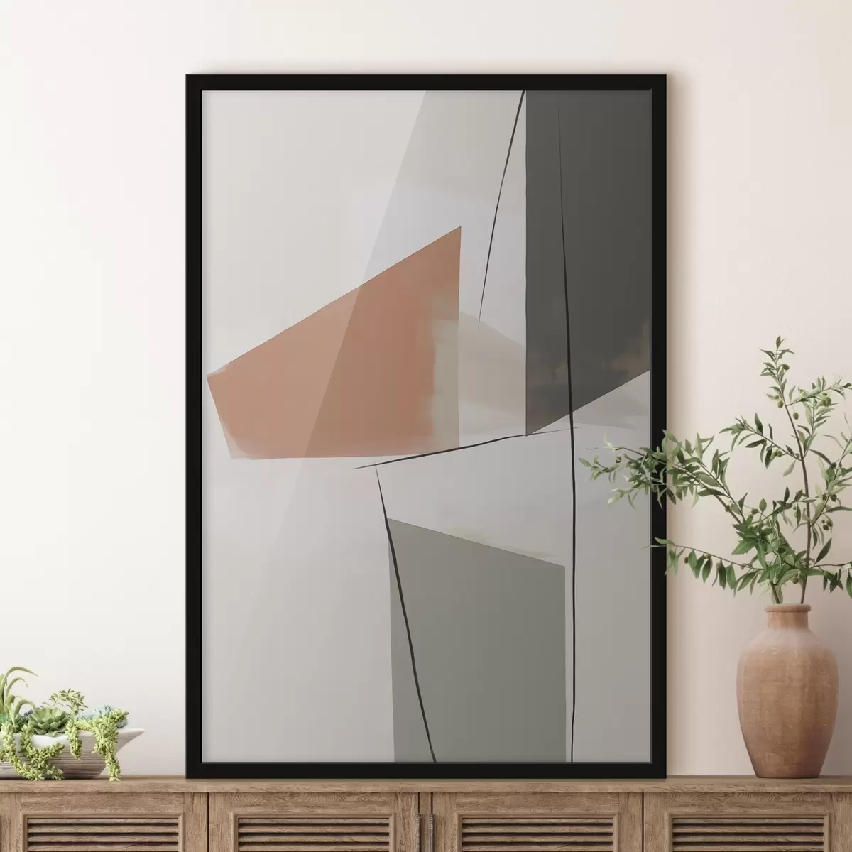 Poster Abstraction géométrique f45975