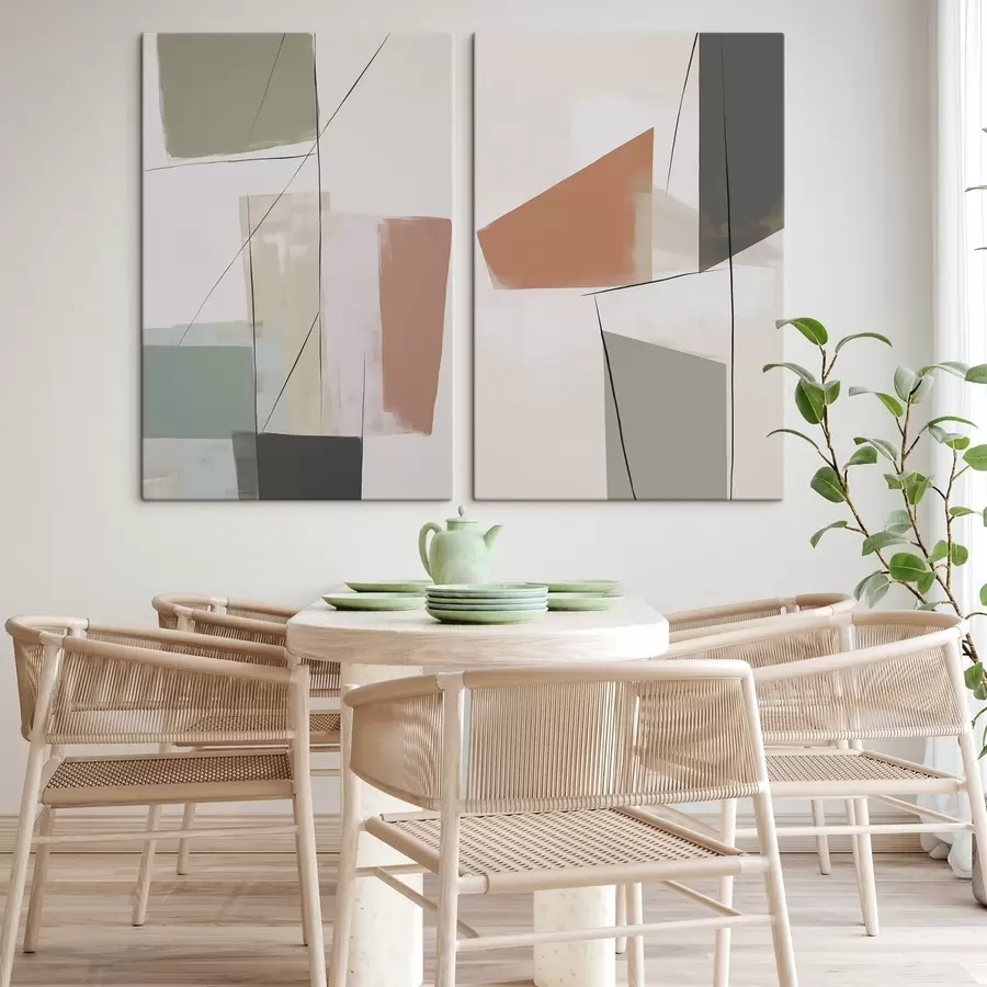 Tableau Abstraction géométrique m00769