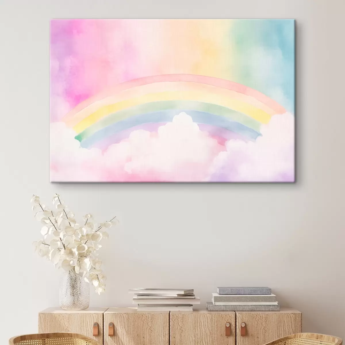 Tableau Nuages arc-en-ciel s45954