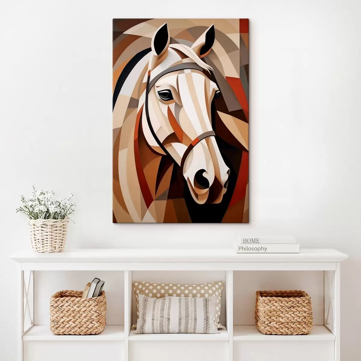 Tableau Cheval cubiste s45968