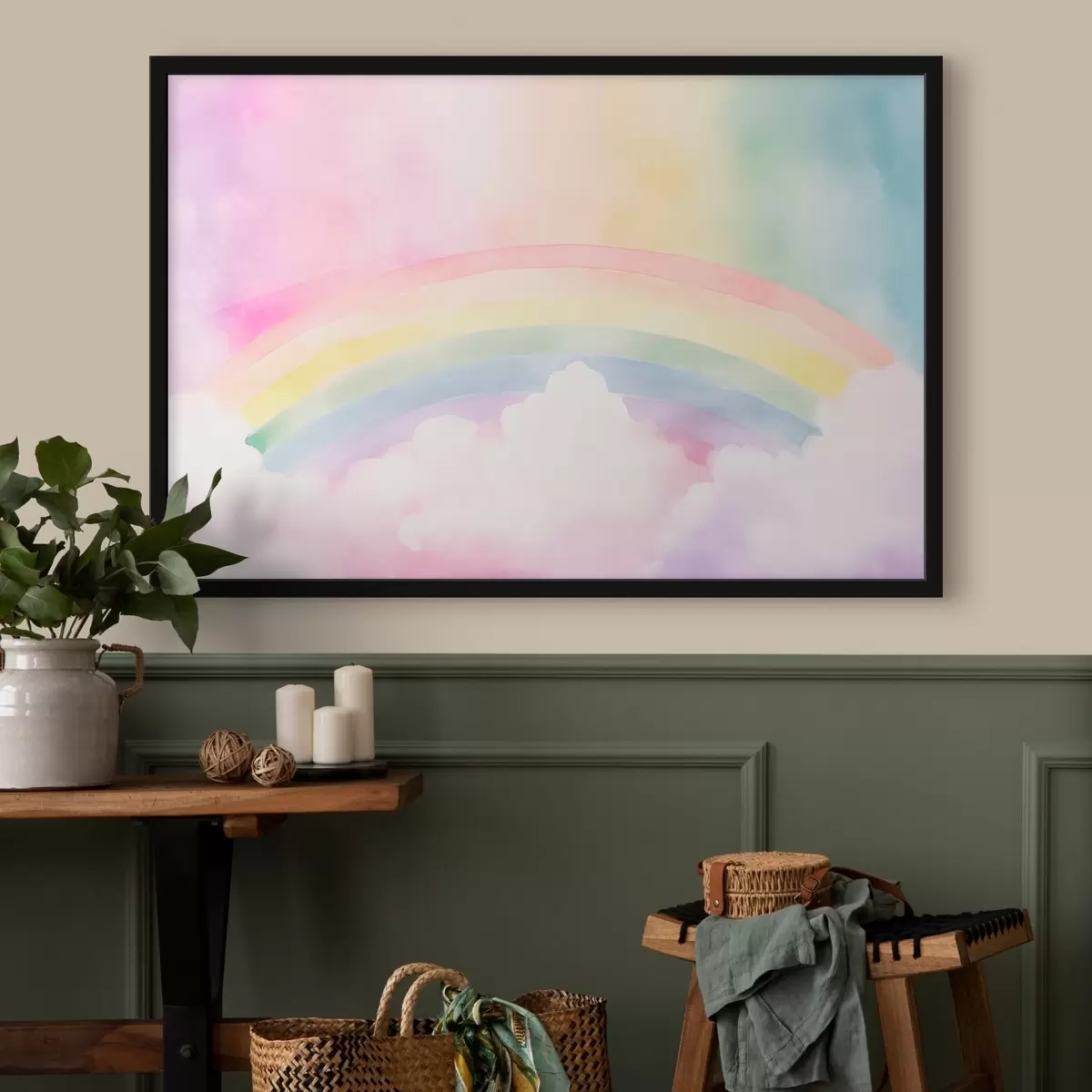 Poster Nuages arc-en-ciel f45954