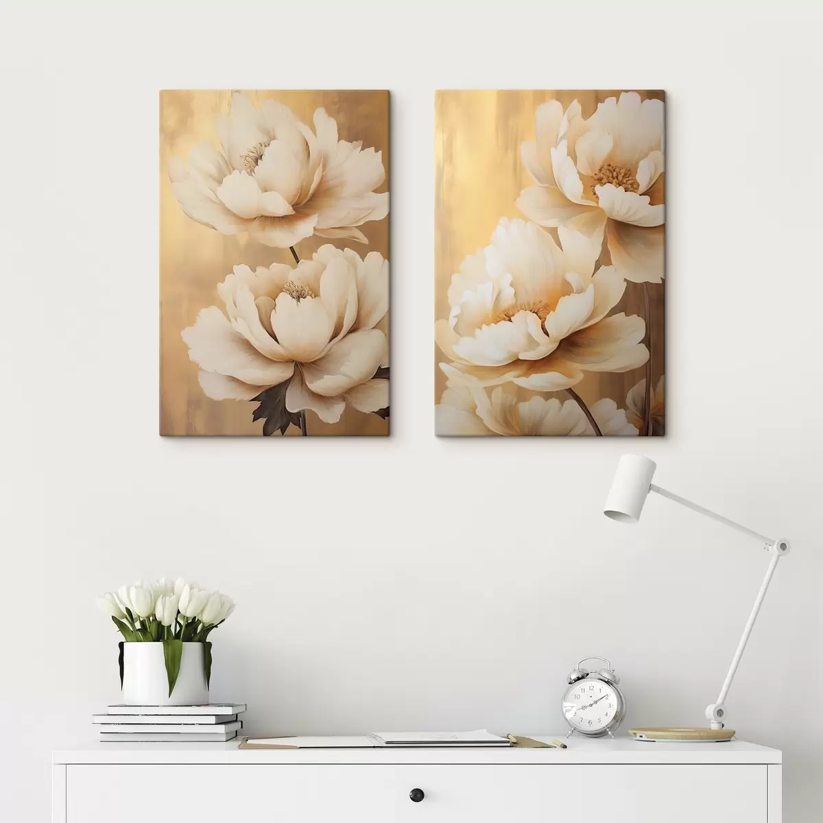Tableau Pivoines m00772
