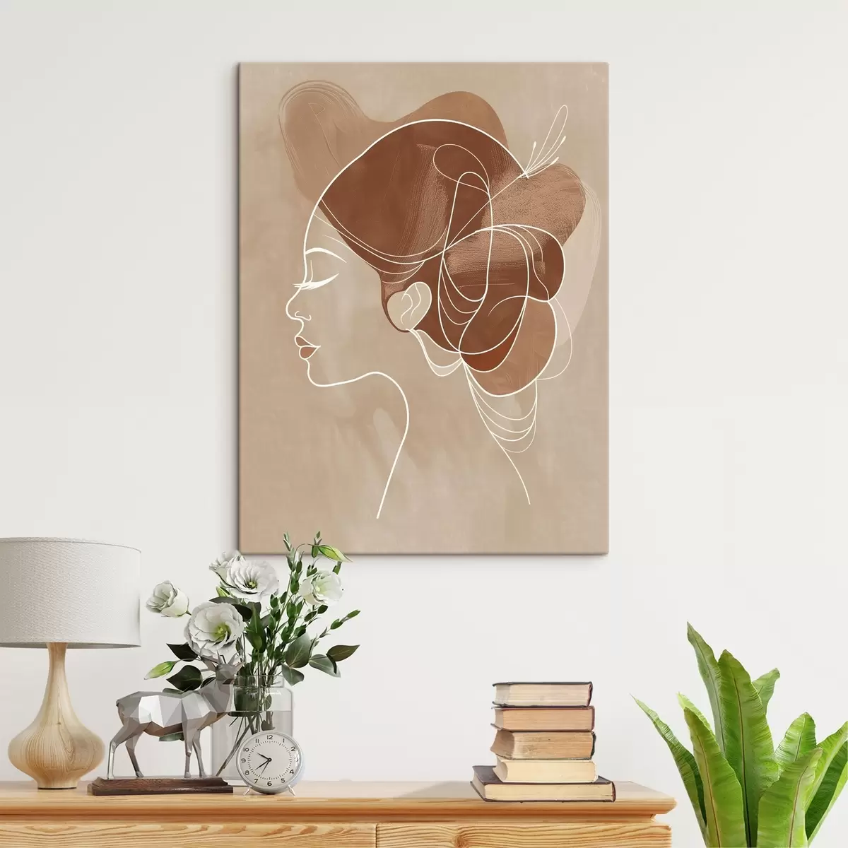 Tableau Composition abstraite, fille s45655