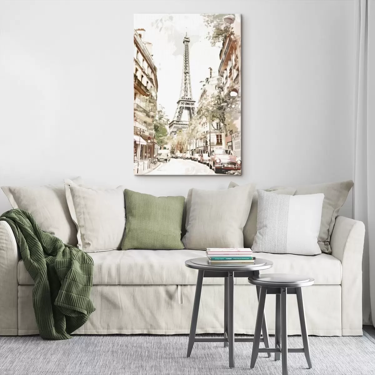 Tableau Image de Paris, imitation de peinture s45668