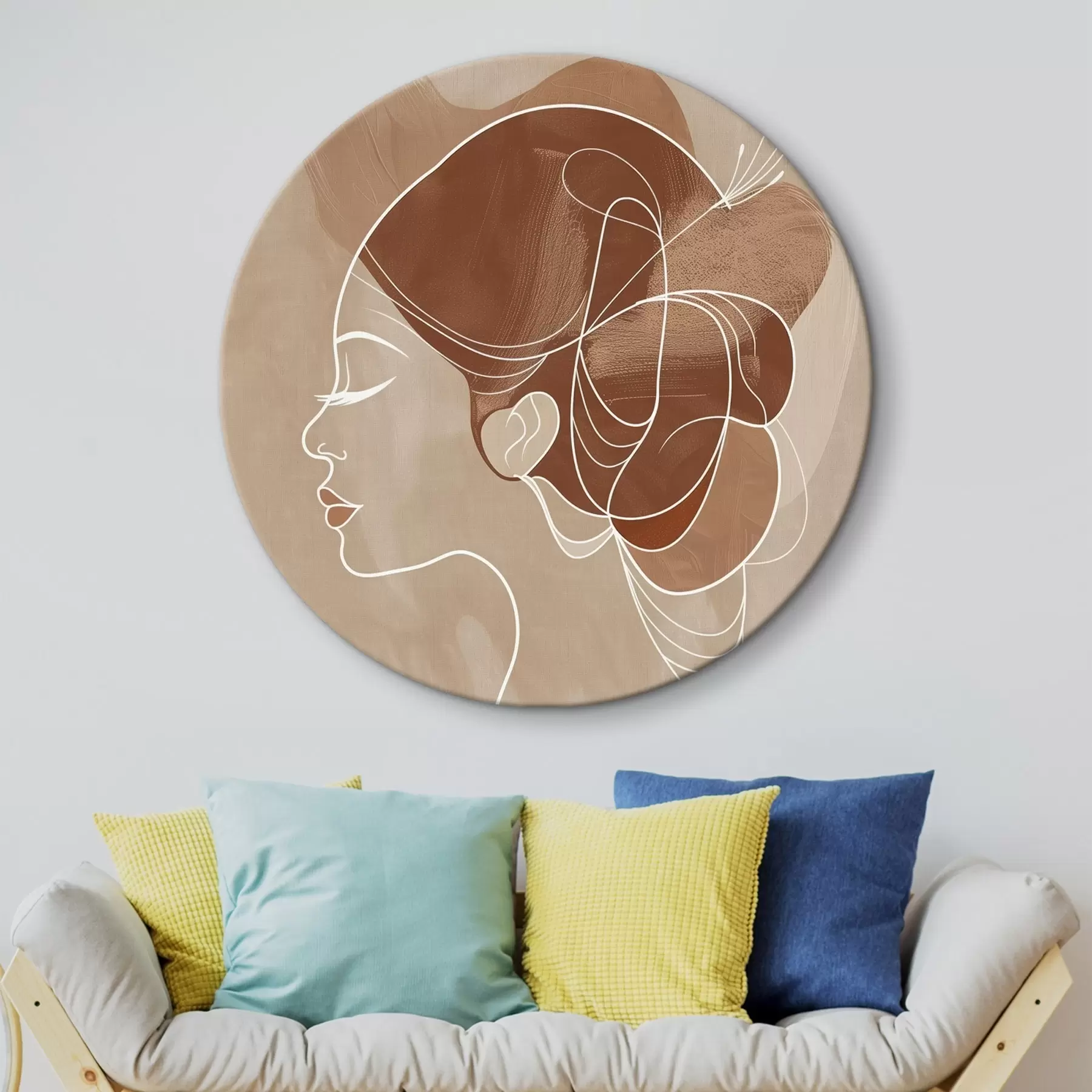 Tableau Composition abstraite, fille r45655