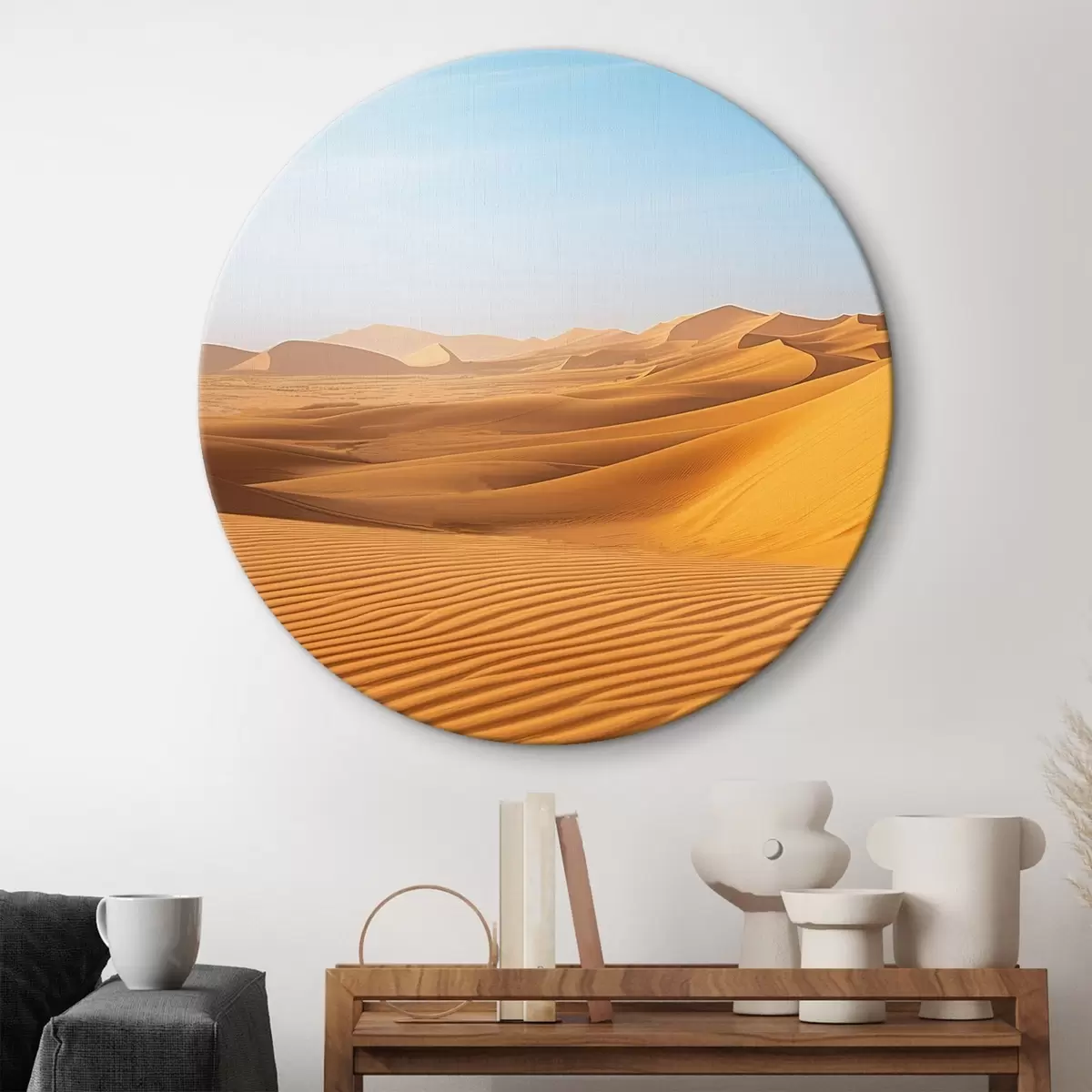 Tableaux rondes Désert r45665