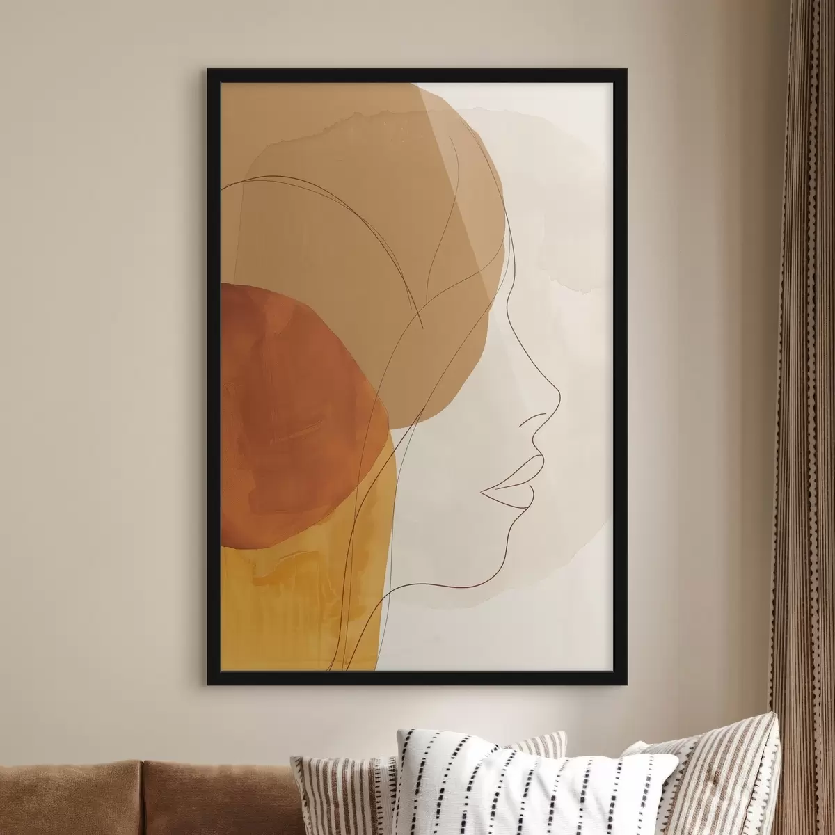 Poster Abstraction, fille f45654
