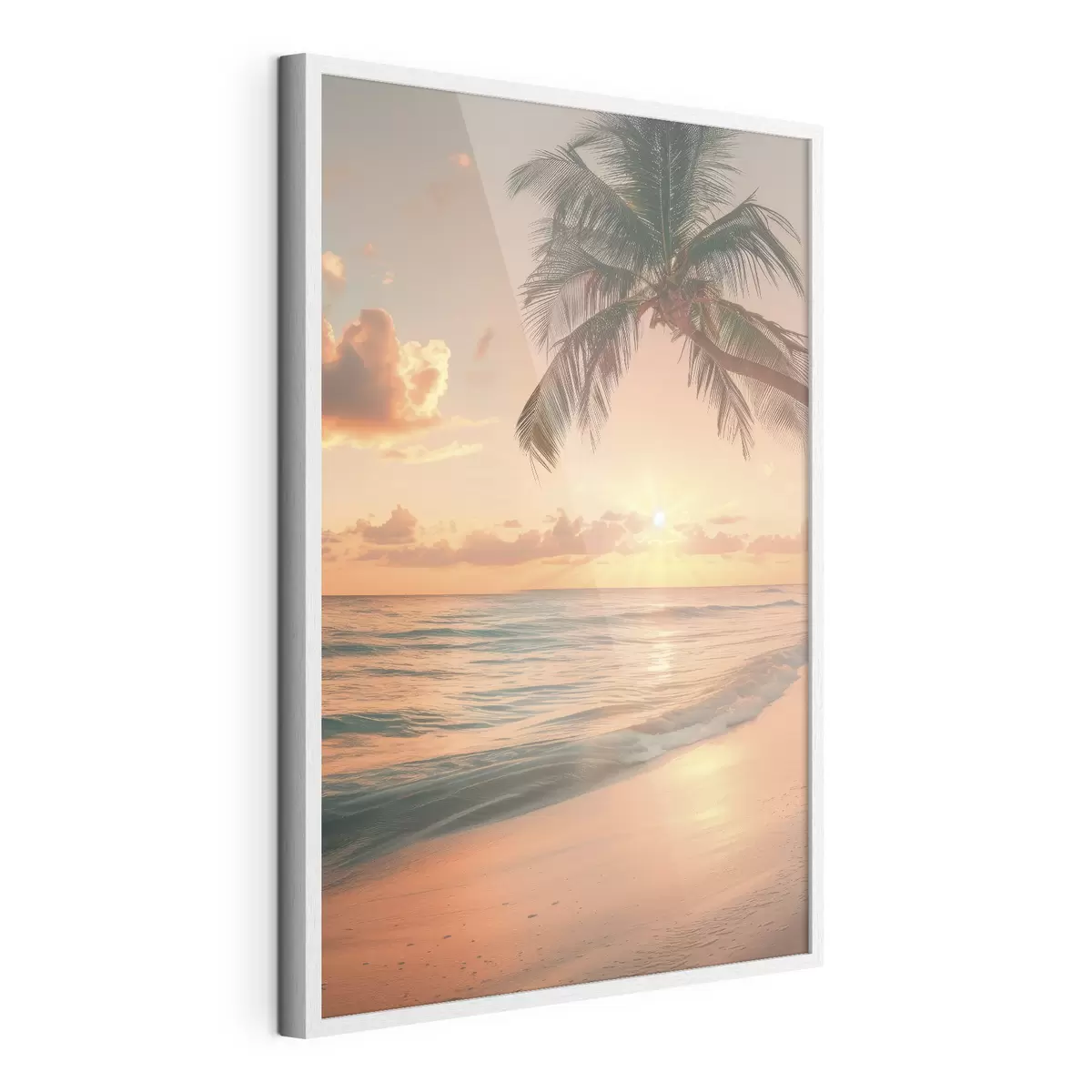 Poster Coucher de soleil sur la mer f45661