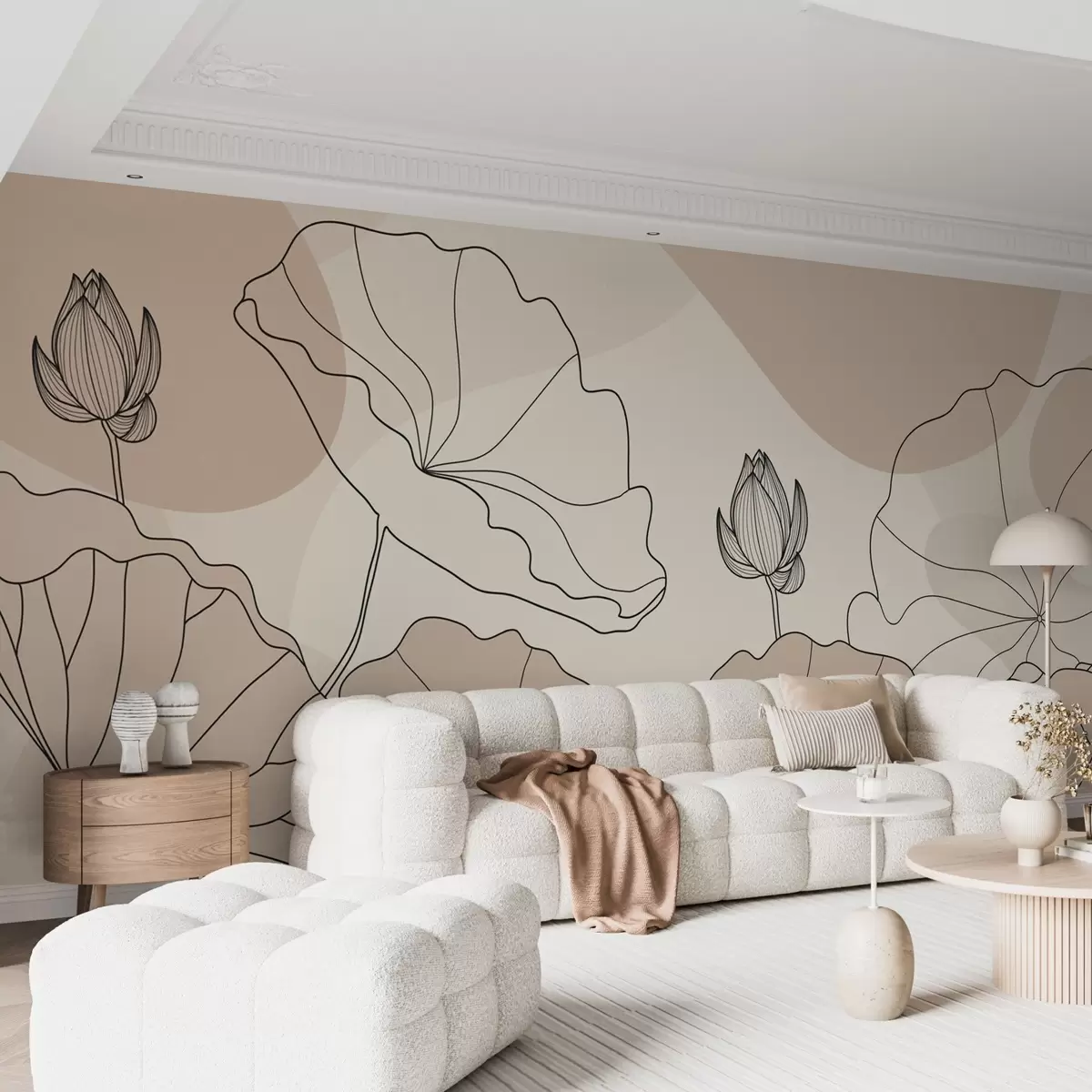 Papier peint Fleurs de lotus w04648