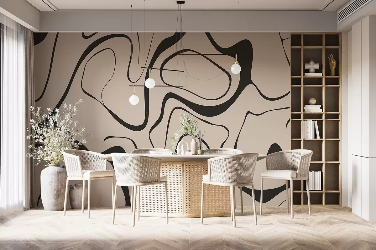Papier peint Motif abstrait w04649