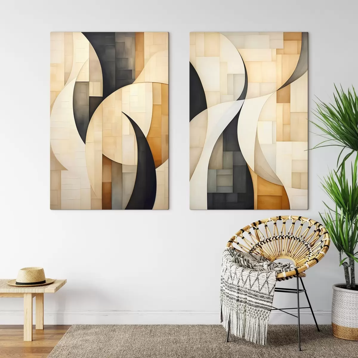 Tableau Abstraction géométrique m00780