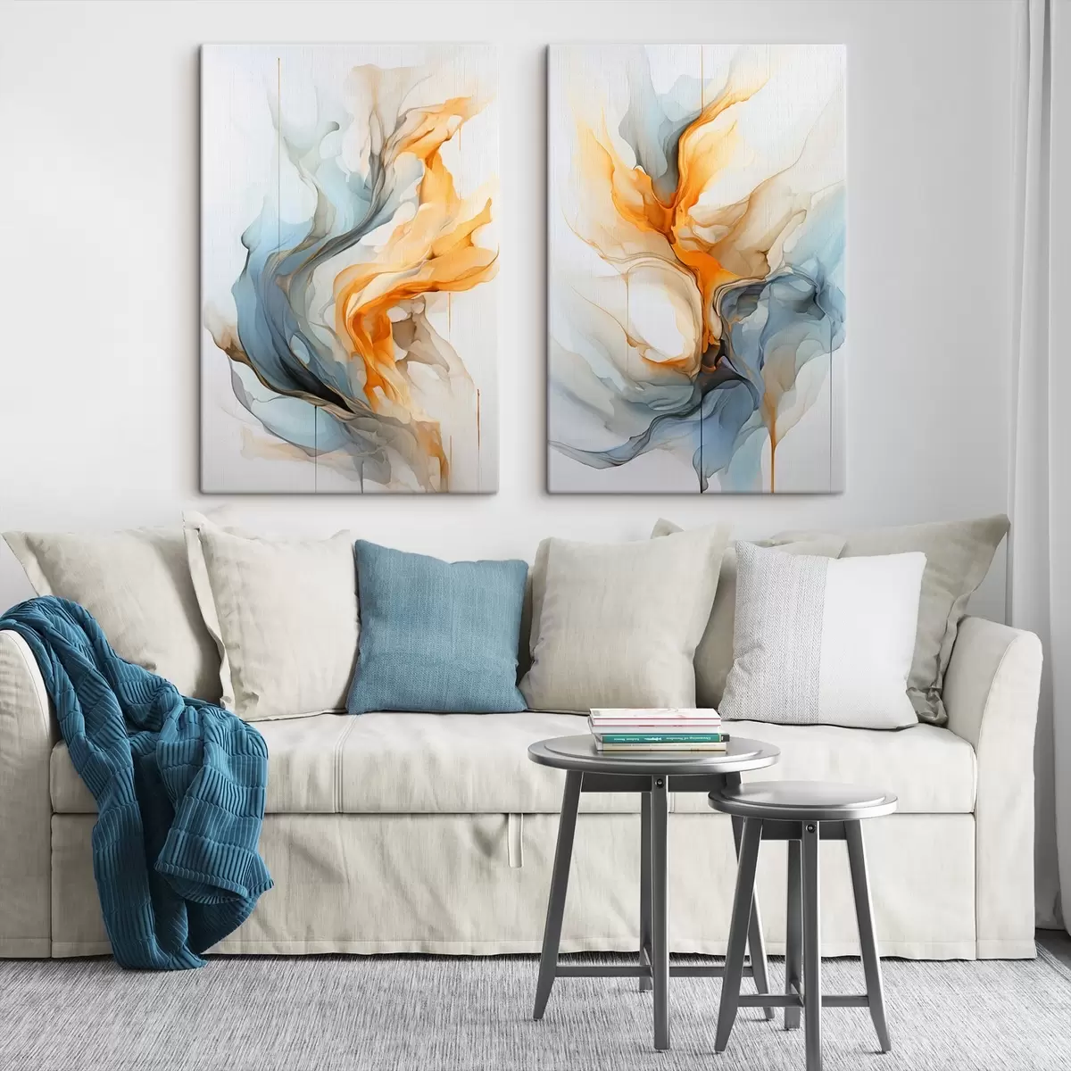 Tableau Abstraction liquide m00781