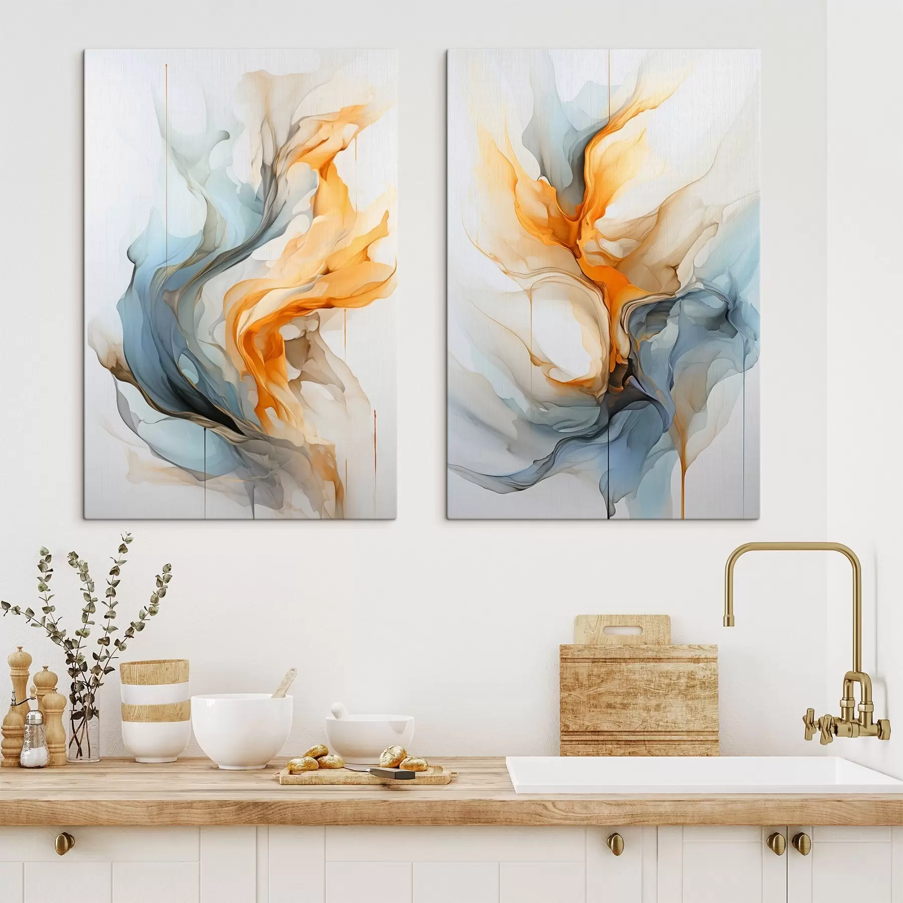 Tableau Abstraction liquide m00781