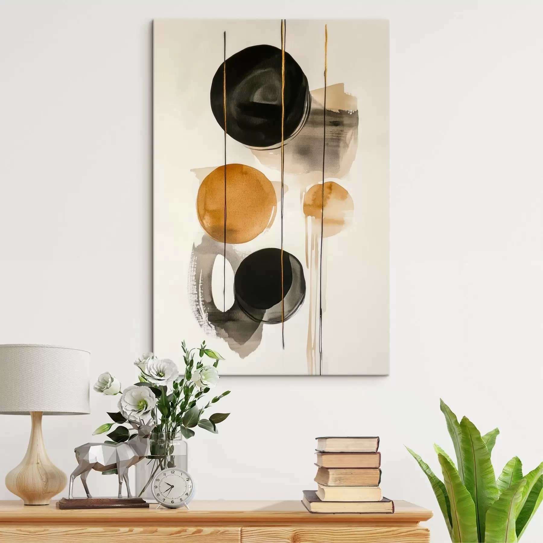 Tableau Cercles abstraits s45779